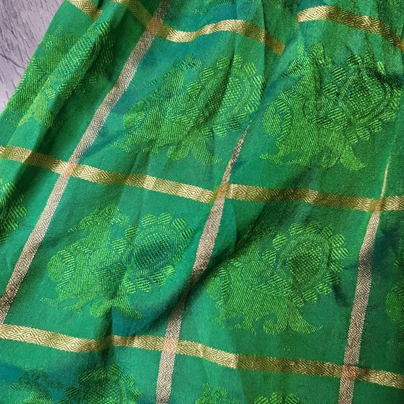 handmade green polka dot dress size around 18-24 months but see measurements - Picture 7 of 8